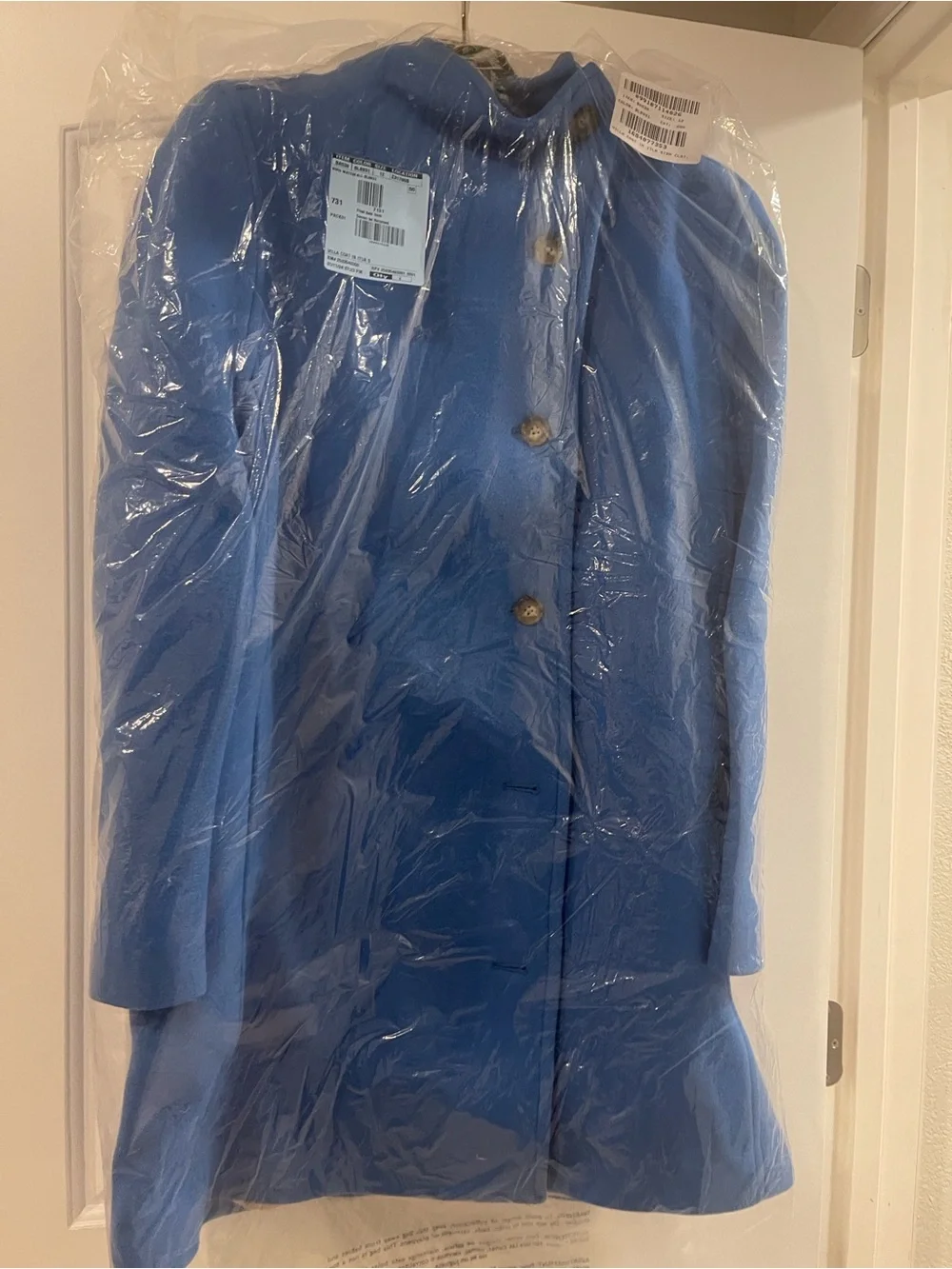 J. Crew Blue villa coat in Italian stadium-cloth
wool - Picture 8 of 11